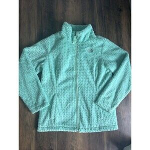 The North Face Blanket Soft Girls XL 18 Zip Front Lined Active Jacket Teal